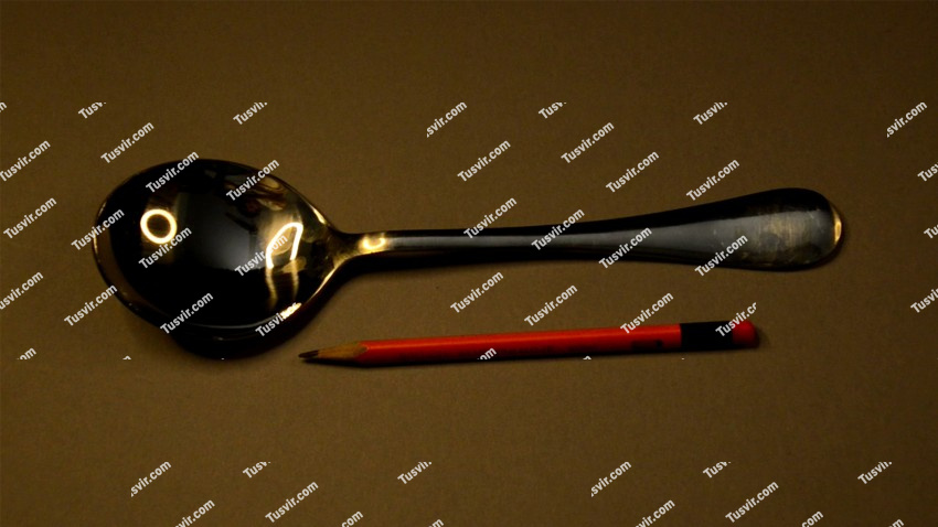 Pencil Spoon Physics Experiment