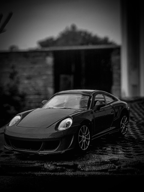 Black & White Image (Toy Car)