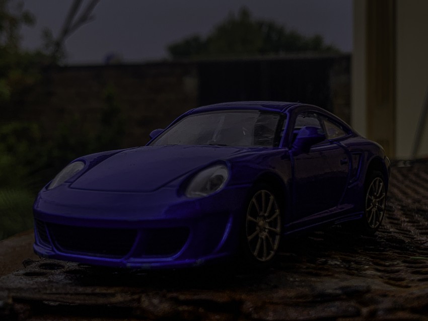 Blue Porsche (Toy Car)
