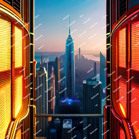 building hi-tech (Ai generated)