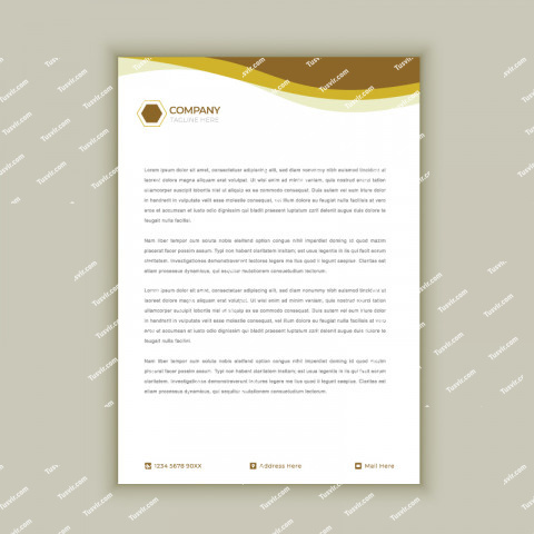 Business Letterhead Brown