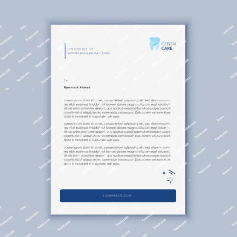 Business Letterhead for Dental Care