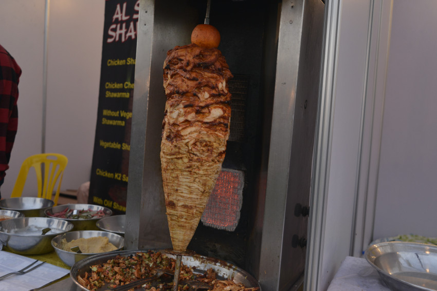 Chicken Shawarma Stand Machine