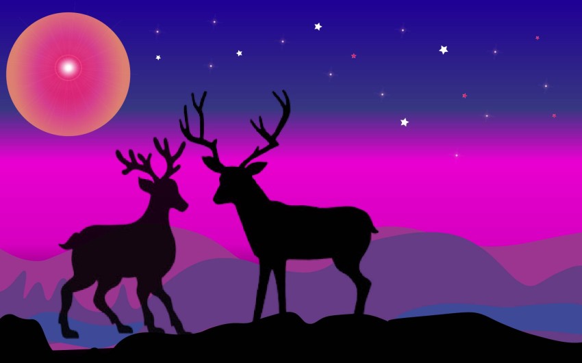 deer nature scenery