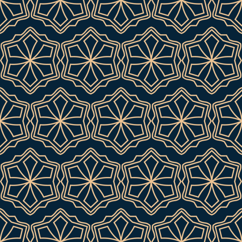 Eid Texture Background with Golden lining and black background
