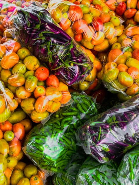 Freshly Packed Vegetables