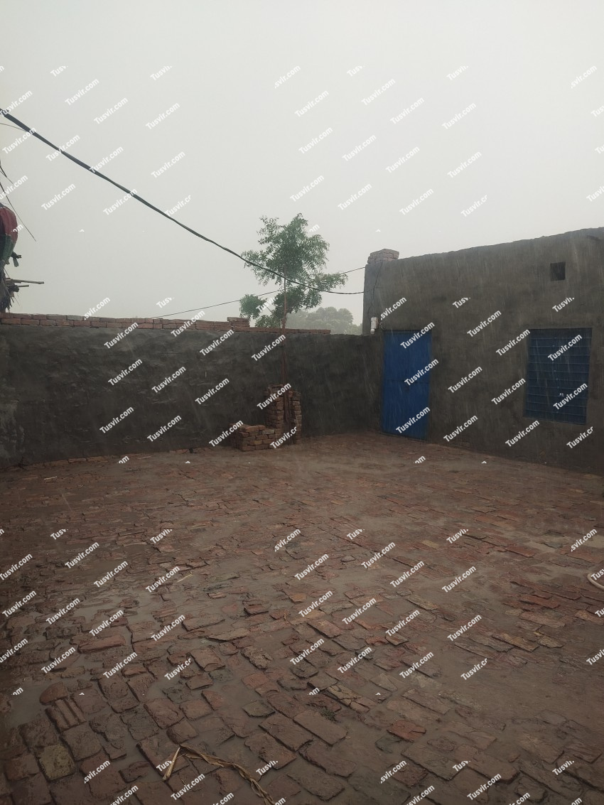 Heavy rain view at Home stock footage