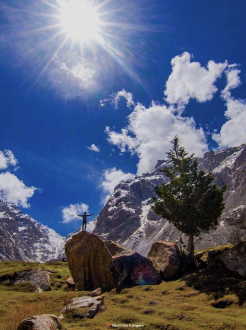 Scenic Mountains of Yasin Valley, Ghizer, Pakistan
