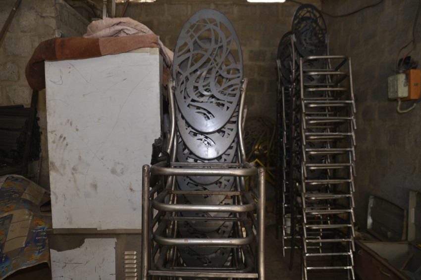 Metal Fabrication Chair Designs in Factory