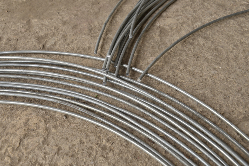 Metal Fabrication Wire Closeup
