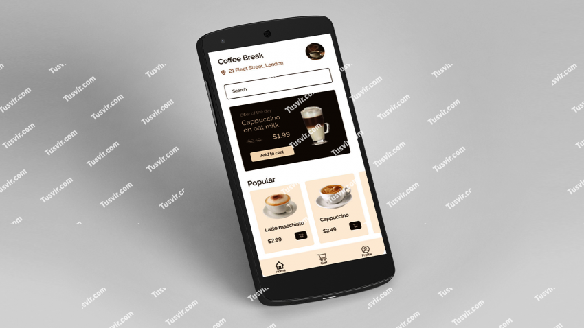 mobile  app mockup