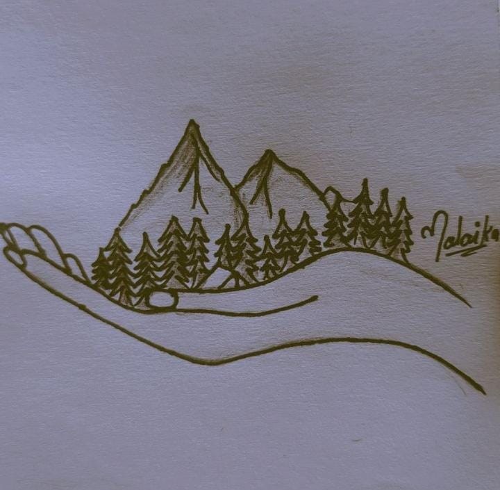 Mountains Sketch
