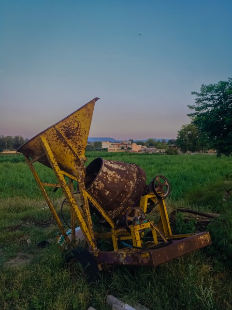 Old Cement/Batch Mixture Rusted Machine