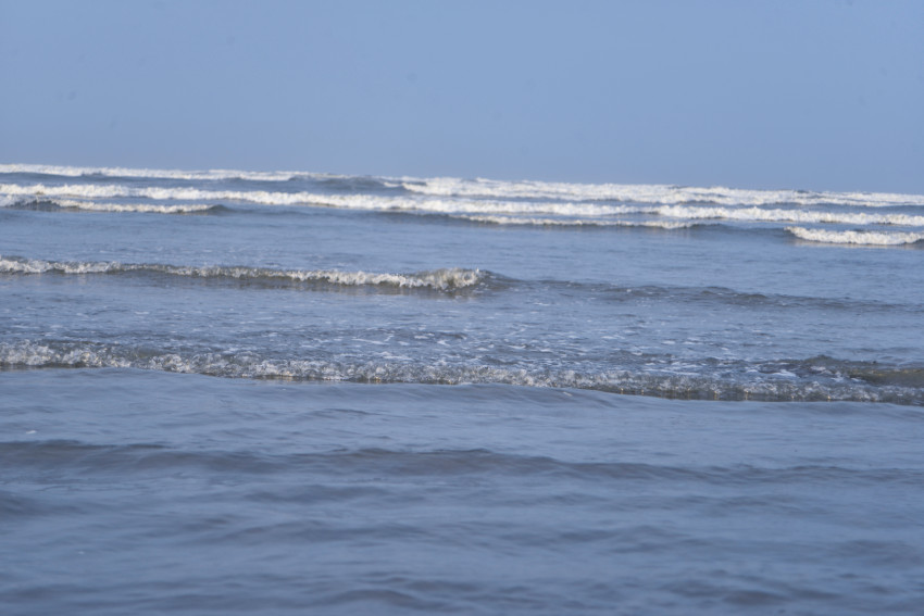 Sea Waves at Sea View, Karachi