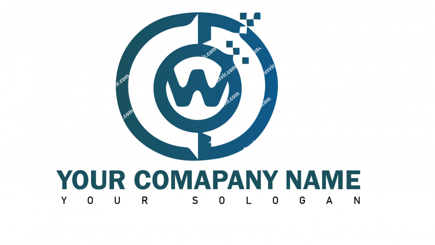 w logo