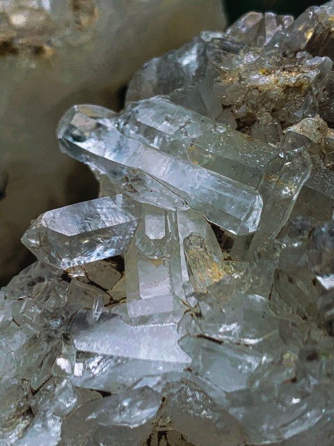 White Crystal Quartz  (Close Up Image)